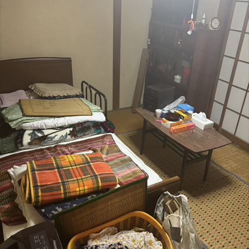 部屋の不用品回収 作業前